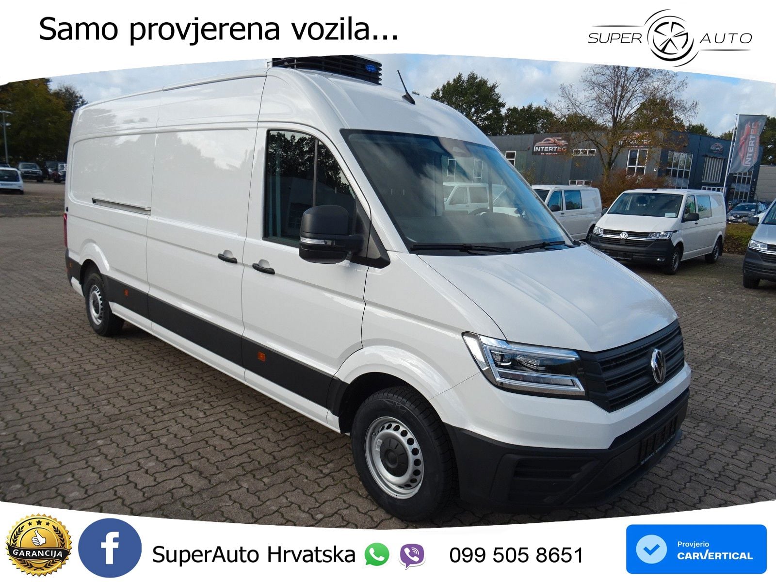 Volkswagen Crafter 35 Tiefkühlkastenwagen Fahr+Standkühlung 177 KS