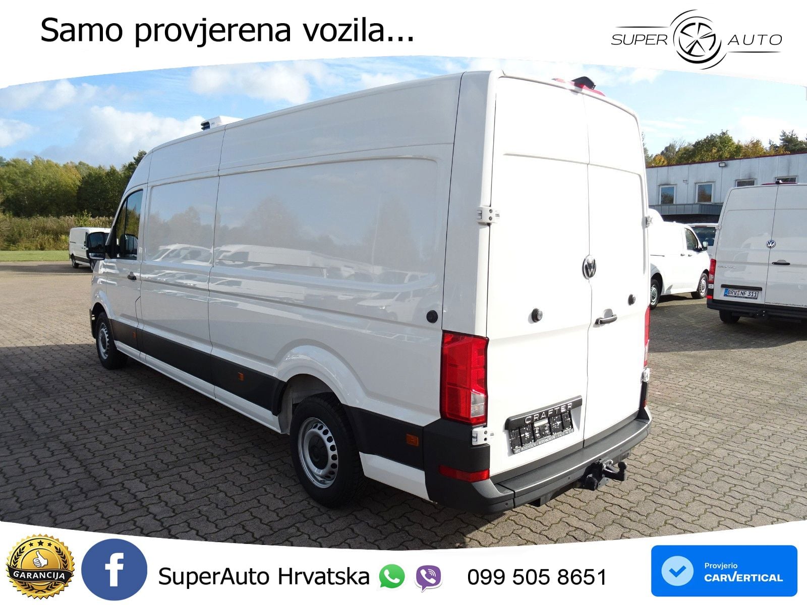 Volkswagen Crafter 35 Tiefkühlkastenwagen Fahr+Standkühlung 177 KS