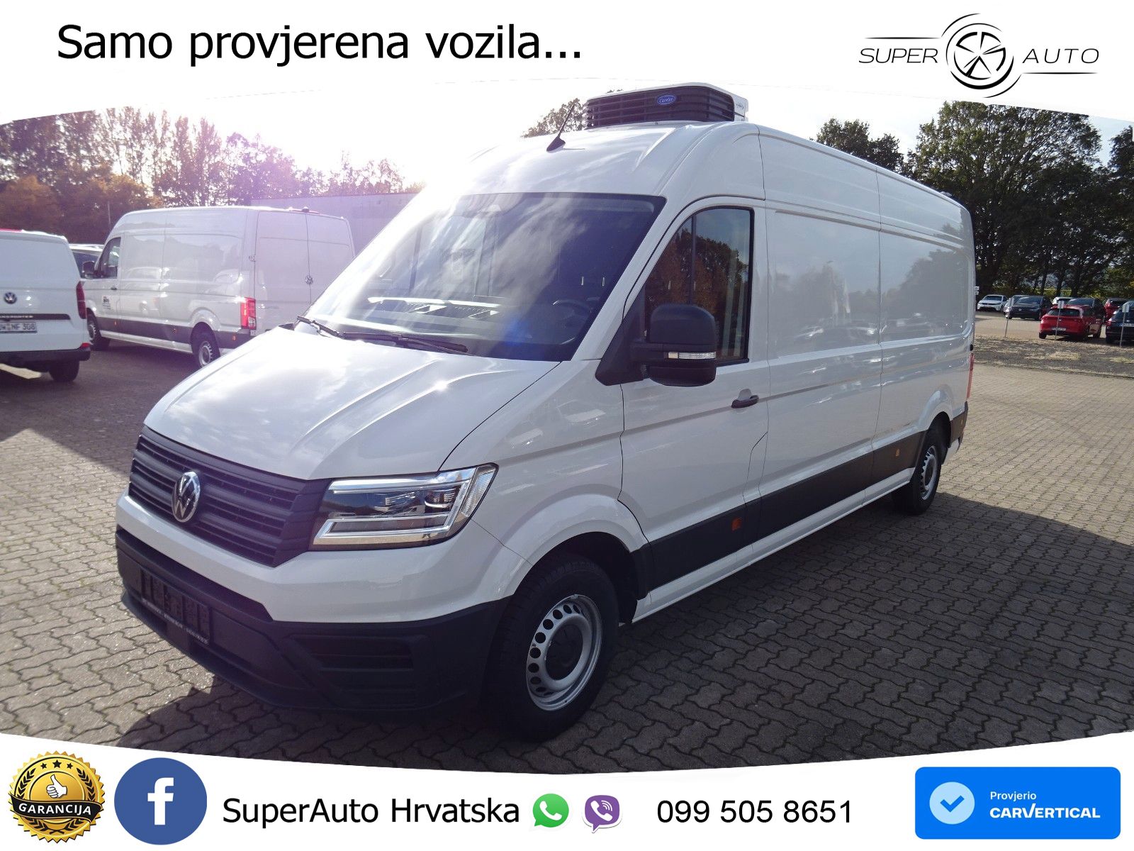 Volkswagen Crafter 35 Tiefkühlkastenwagen Fahr+Standkühlung 177 KS