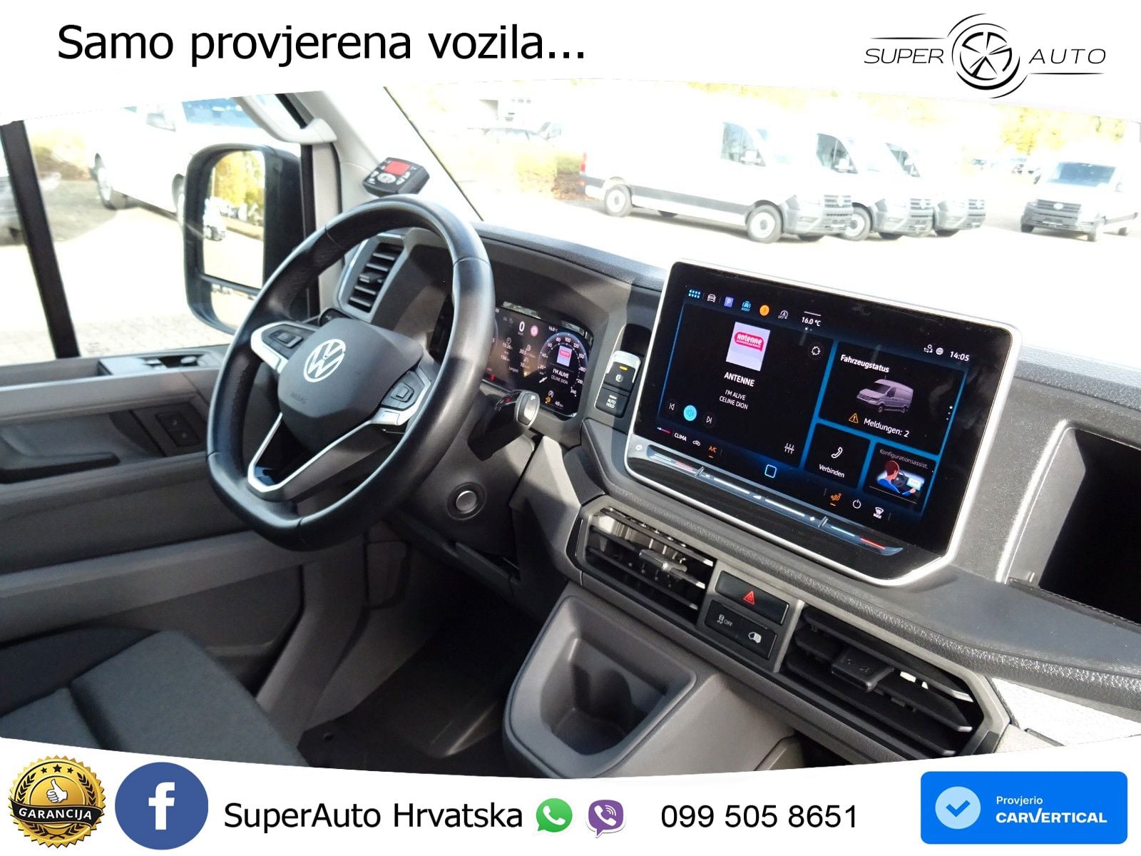 Volkswagen Crafter 35 Tiefkühlkastenwagen Fahr+Standkühlung 177 KS
