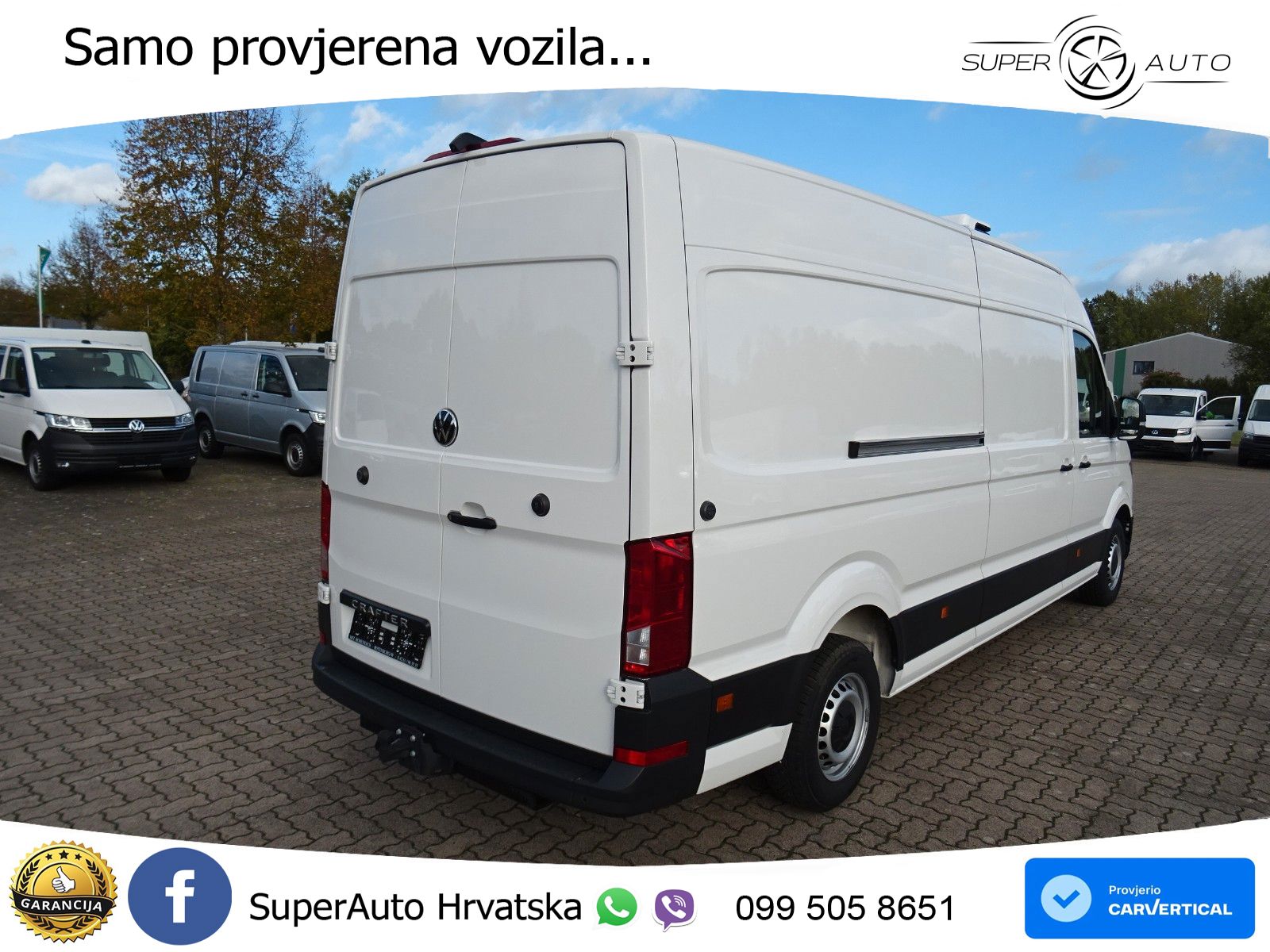 Volkswagen Crafter 35 Tiefkühlkastenwagen Fahr+Standkühlung 177 KS