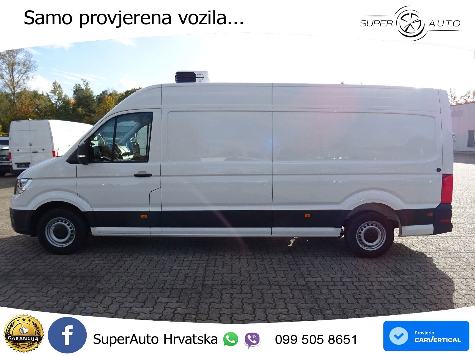 Volkswagen Crafter 35 Tiefkühlkastenwagen Fahr+Standkühlung 177 KS