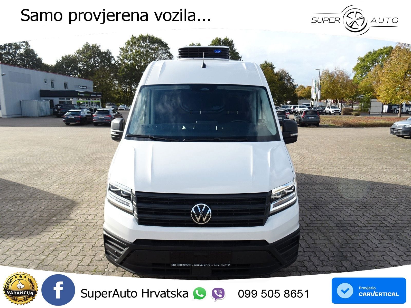 Volkswagen Crafter 35 Tiefkühlkastenwagen Fahr+Standkühlung 177 KS