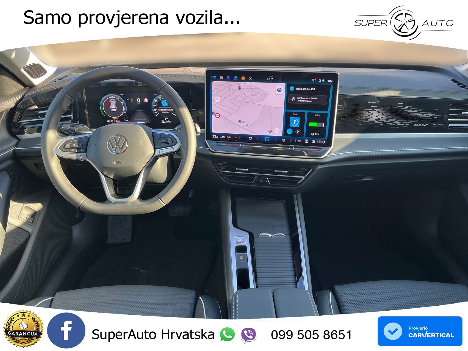 Volkswagen Passat Variant 1.5 TSI (272 KS) eHybrid DSG Elegance MATRIX+GR SJED+KAM