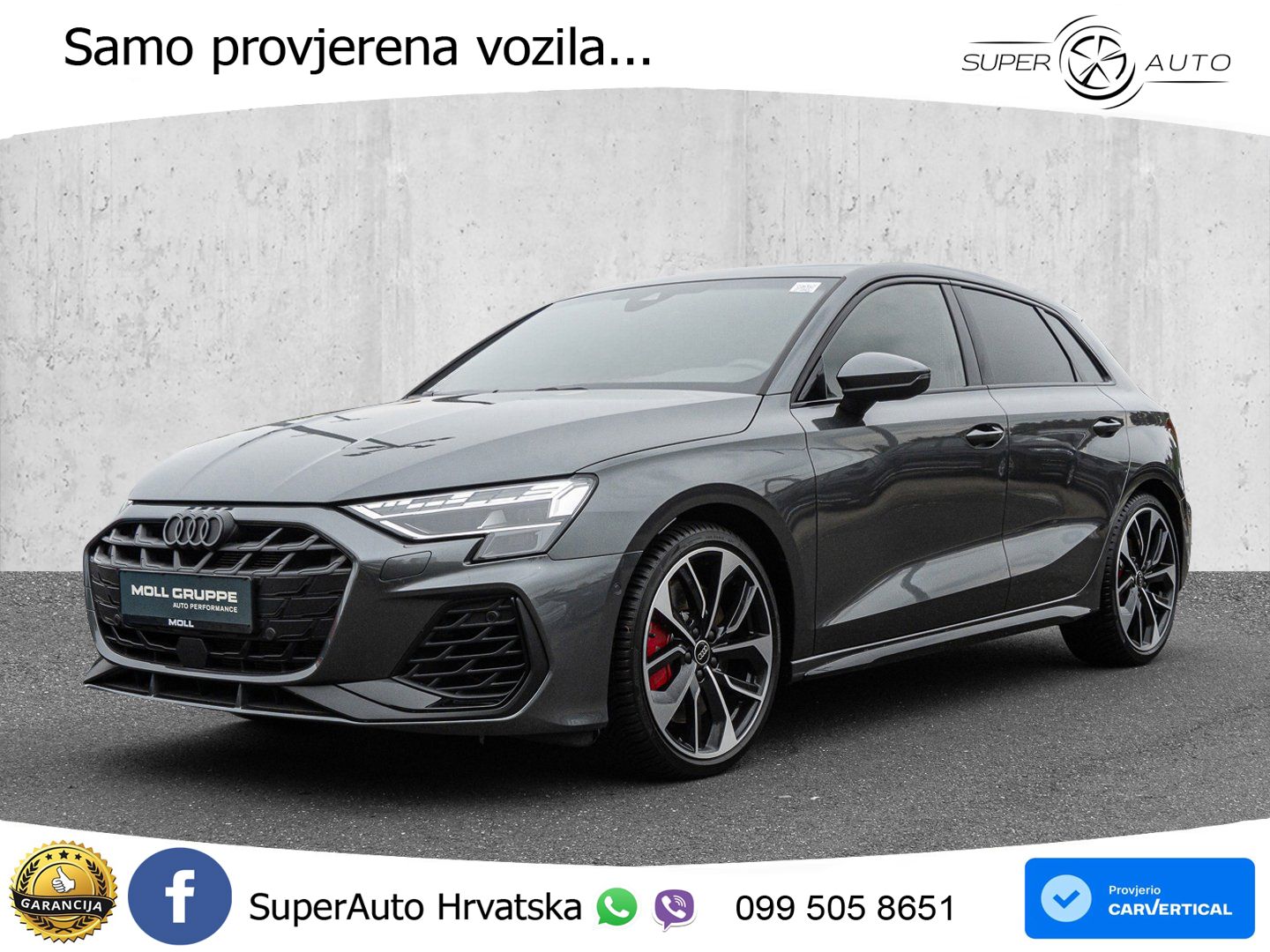 Audi S3 2.0 TFSI (333 KS) quattro S tronic MATRIX+GR SJED+KAM