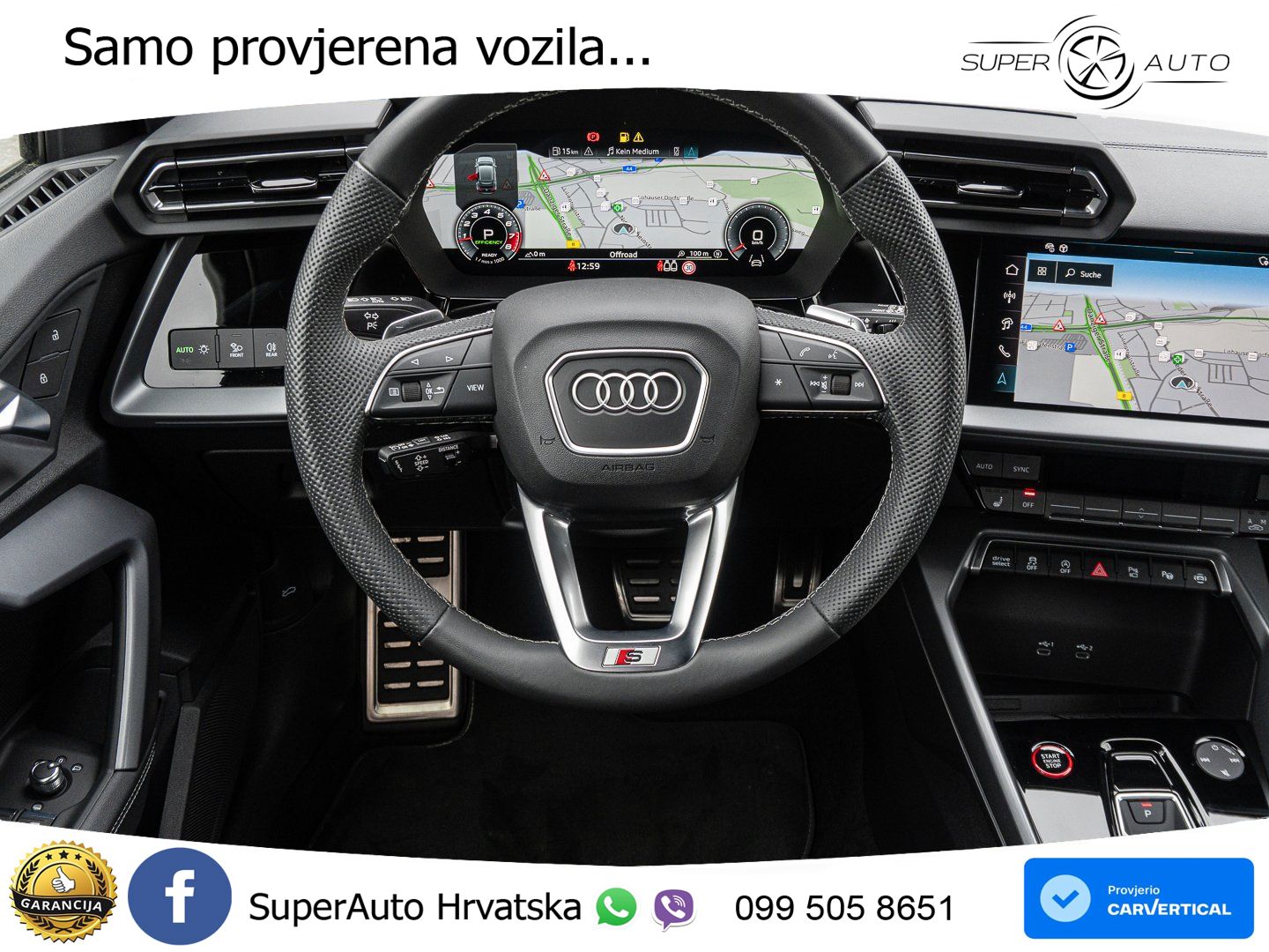 Audi S3 2.0 TFSI (333 KS) quattro S tronic MATRIX+GR SJED+KAM
