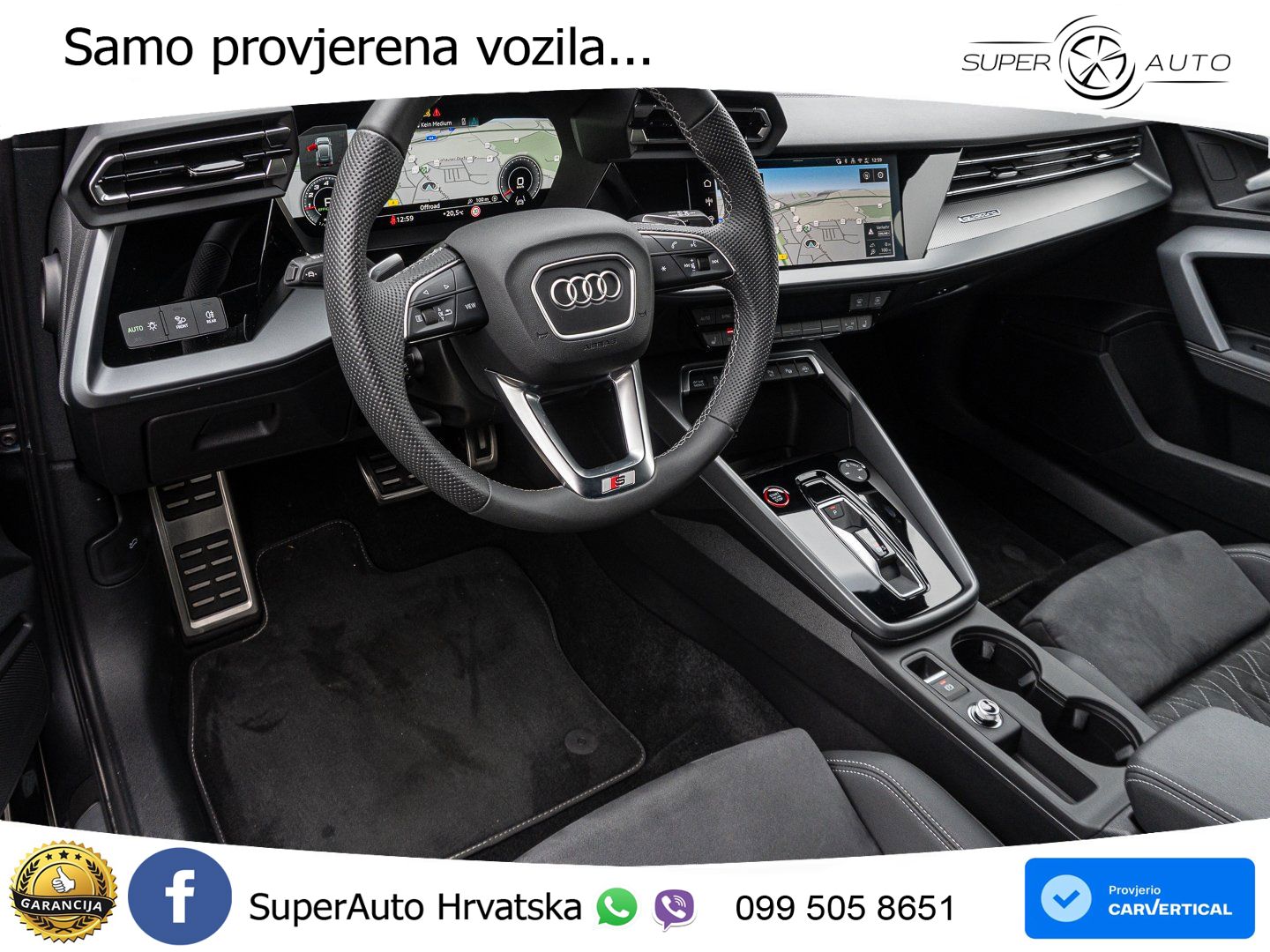 Audi S3 2.0 TFSI (333 KS) quattro S tronic MATRIX+GR SJED+KAM