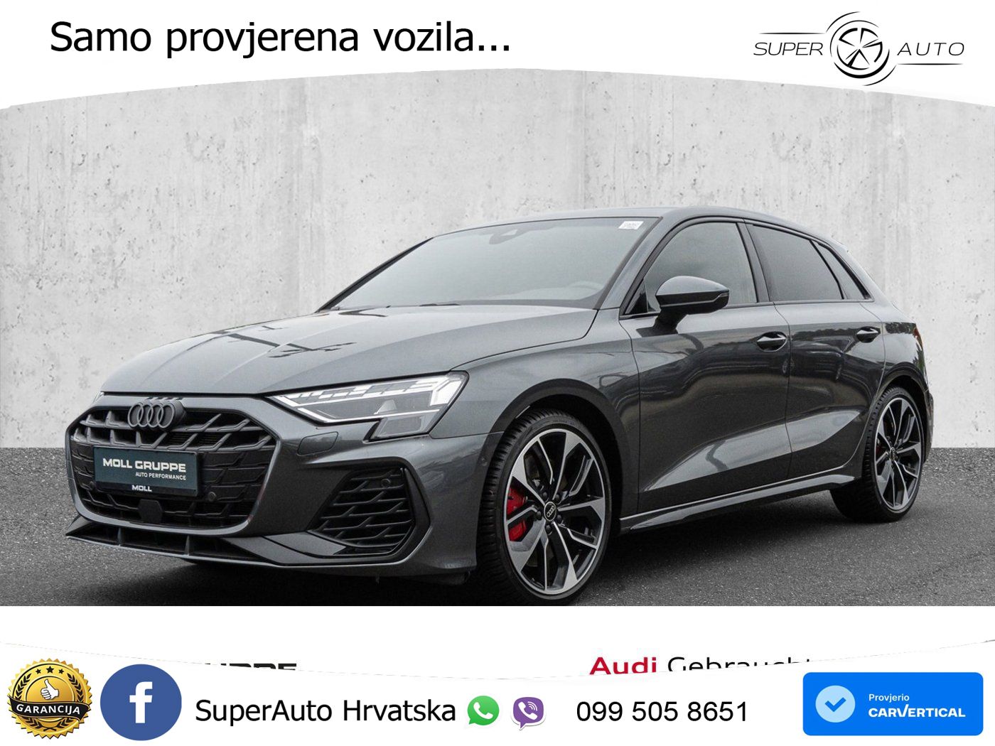 Audi S3 2.0 TFSI (333 KS) quattro S tronic MATRIX+GR SJED+KAM