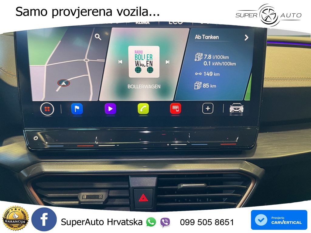 Cupra Formentor 1.4 TSI (245 KS) e-Hybrid DSG VZ LED+GR SJED+ACC