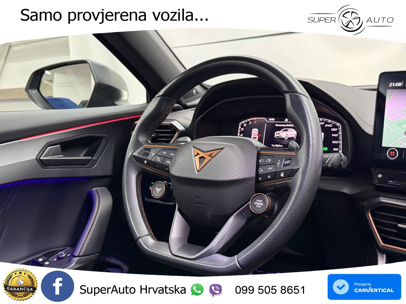 Cupra Formentor VZ5 2.5 TSI (390 KS) 4Drive DSG LED+GR SJED+ACC
