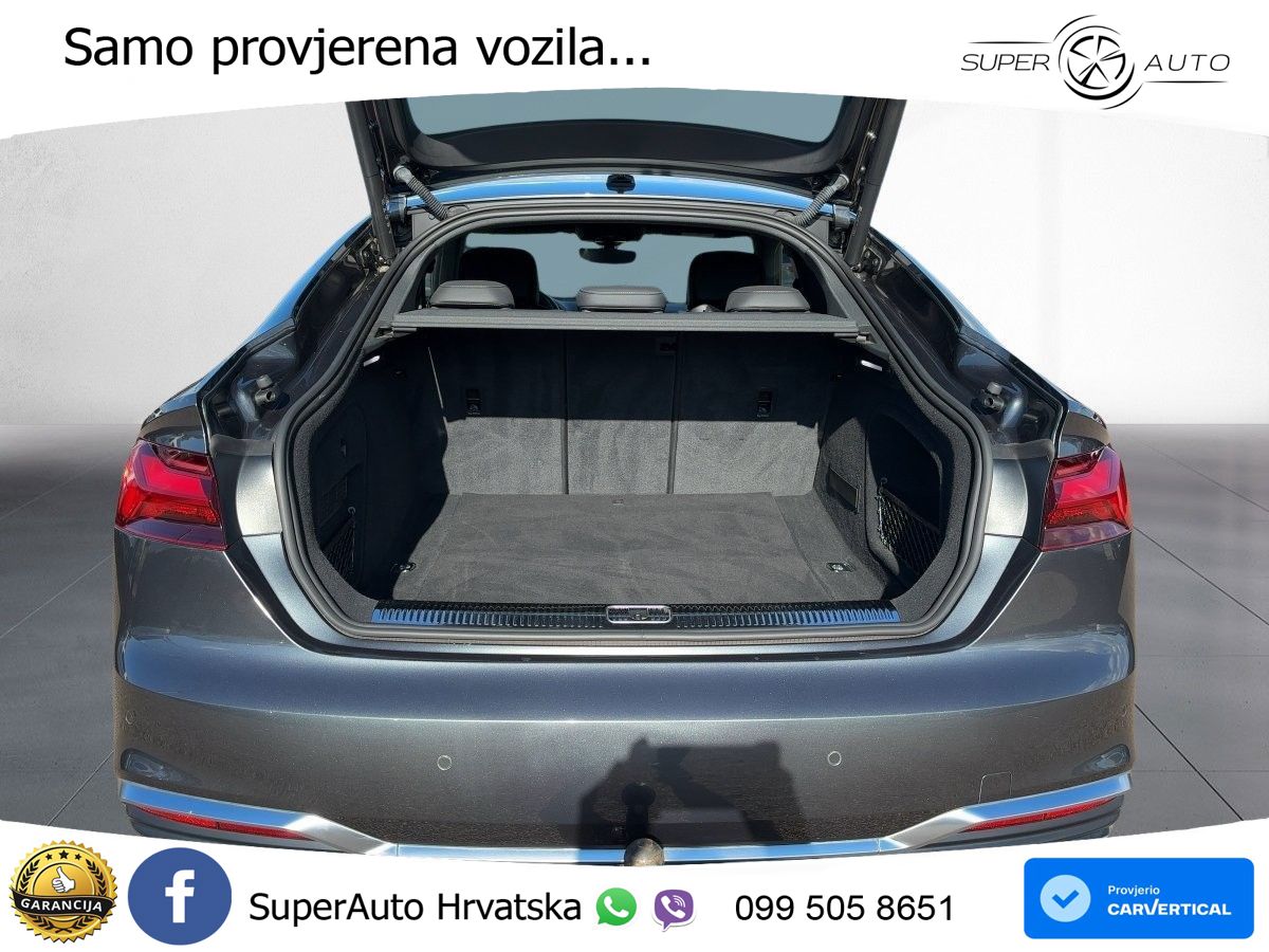 Audi A5 Sportback 40 TDI (204 KS) quattro S tronic S line LED+GR SJED+ACC
