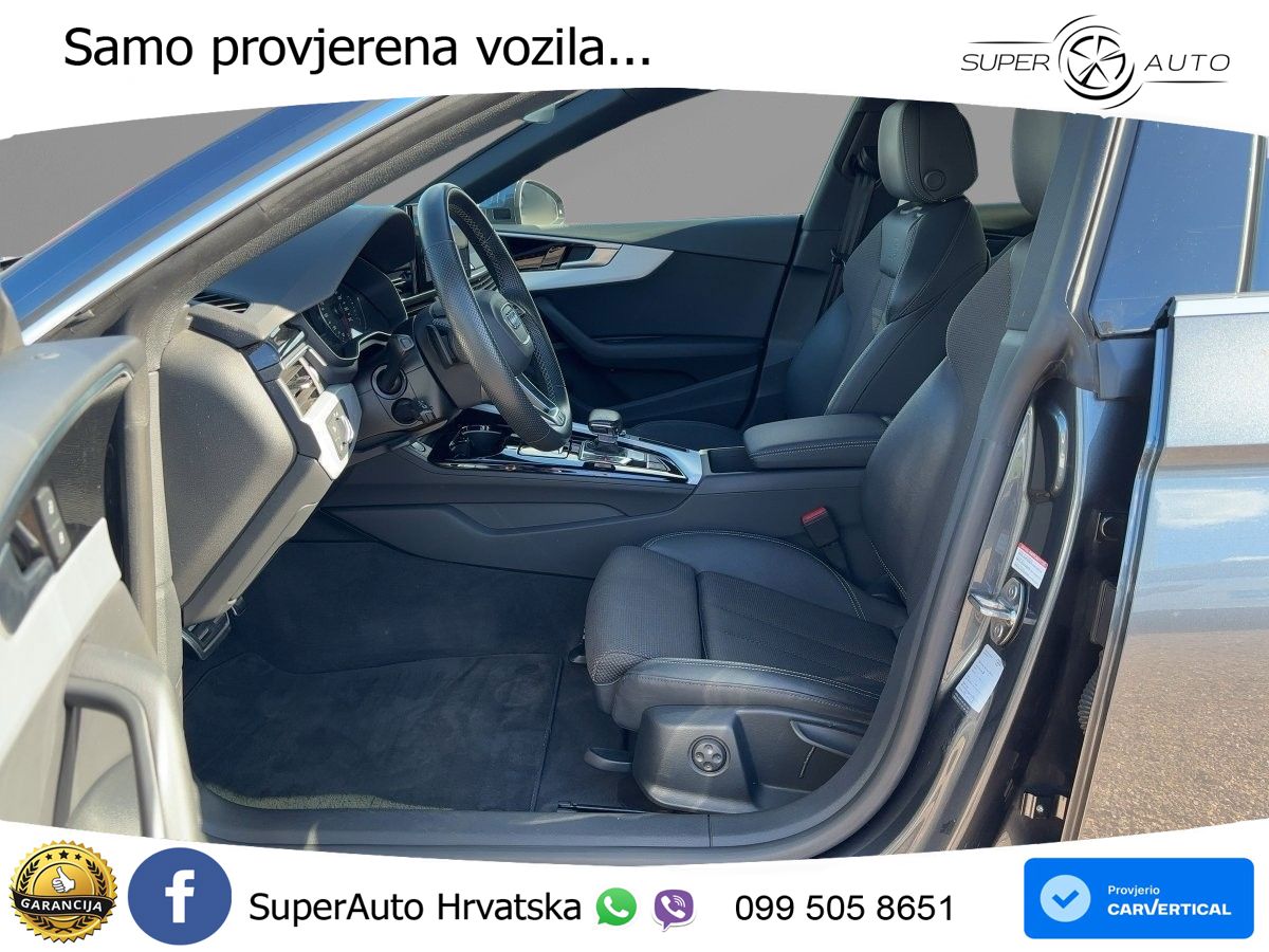 Audi A5 Sportback 40 TDI (204 KS) quattro S tronic S line LED+GR SJED+ACC