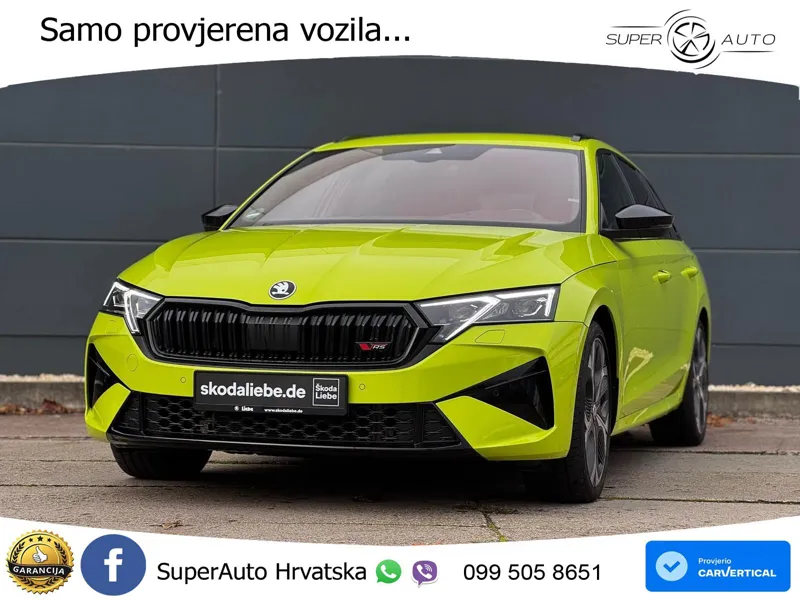 Škoda Octavia Combi RS 2.0 TSI (265 KS) DSG MATRIX+GR SJED+KAM