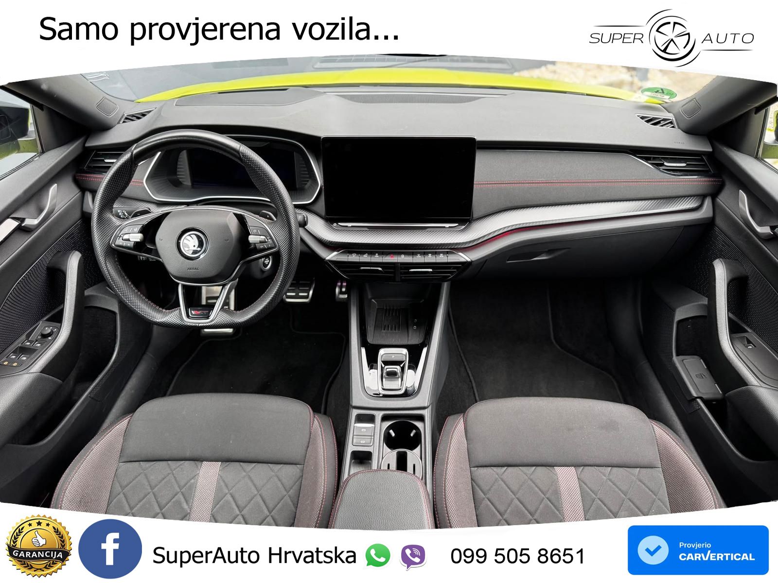 Škoda Octavia Combi RS 2.0 TSI (265 KS) DSG MATRIX+GR SJED+KAM