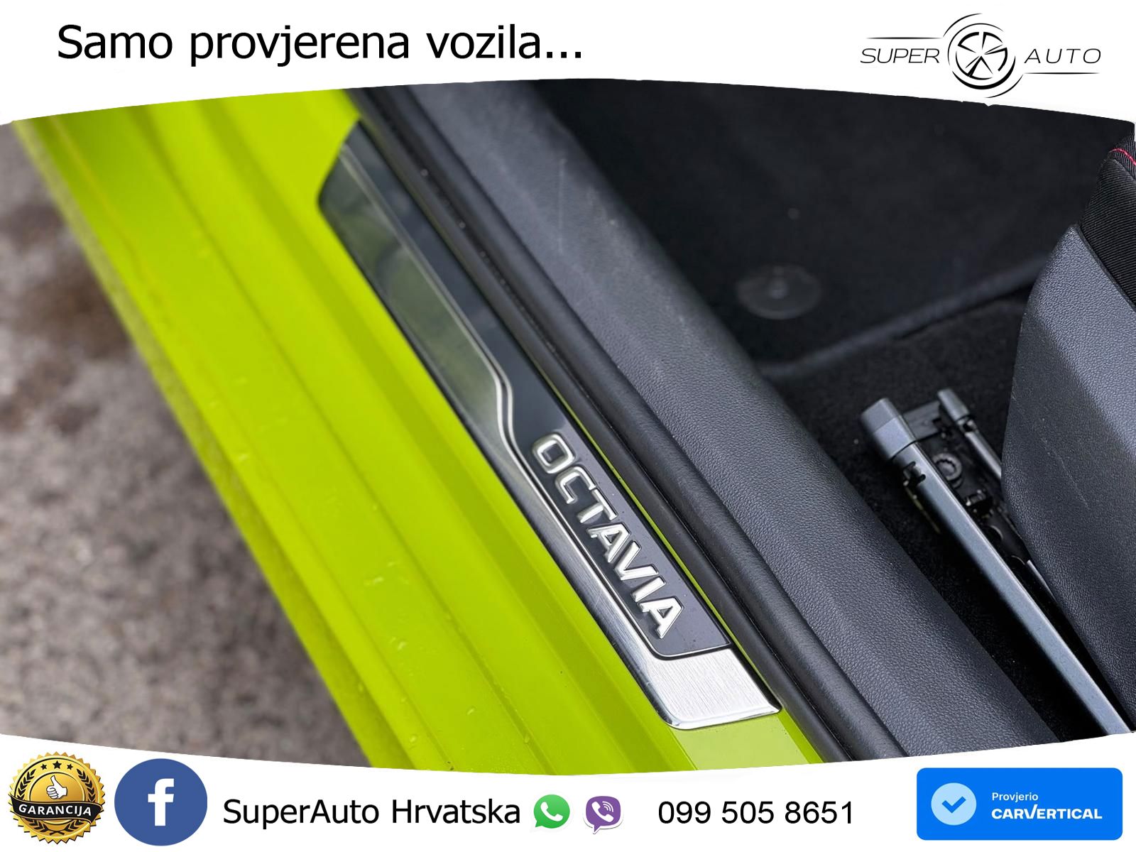 Škoda Octavia Combi RS 2.0 TSI (265 KS) DSG MATRIX+GR SJED+KAM