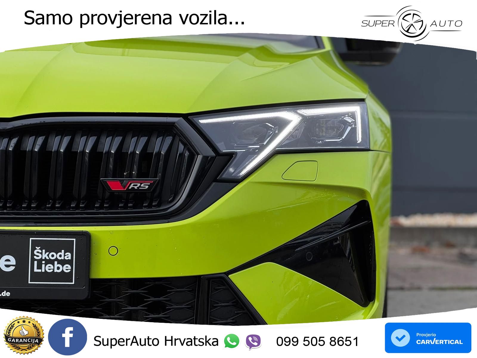 Škoda Octavia Combi RS 2.0 TSI (265 KS) DSG MATRIX+GR SJED+KAM