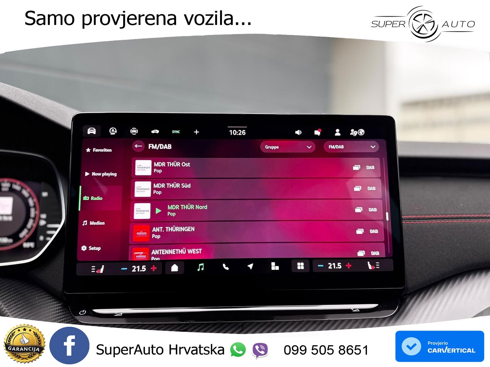 Škoda Octavia Combi RS 2.0 TSI (265 KS) DSG MATRIX+GR SJED+KAM