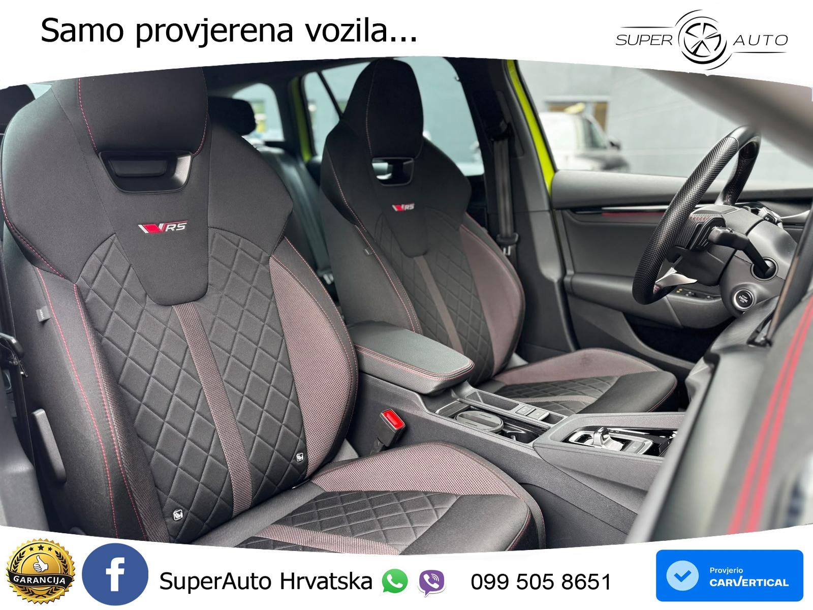 Škoda Octavia Combi RS 2.0 TSI (265 KS) DSG MATRIX+GR SJED+KAM