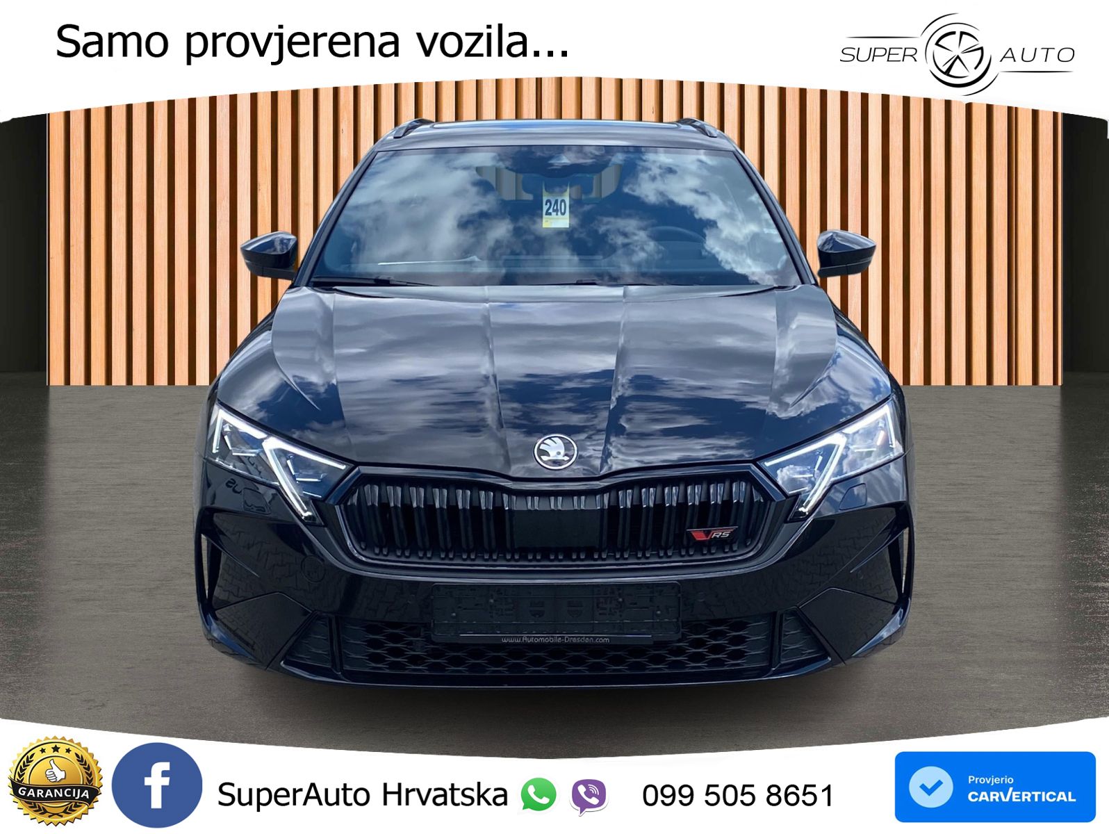 Škoda Octavia Combi RS 2.0 TSI (265 KS) DSG MATRIX+GR SJED+KAM