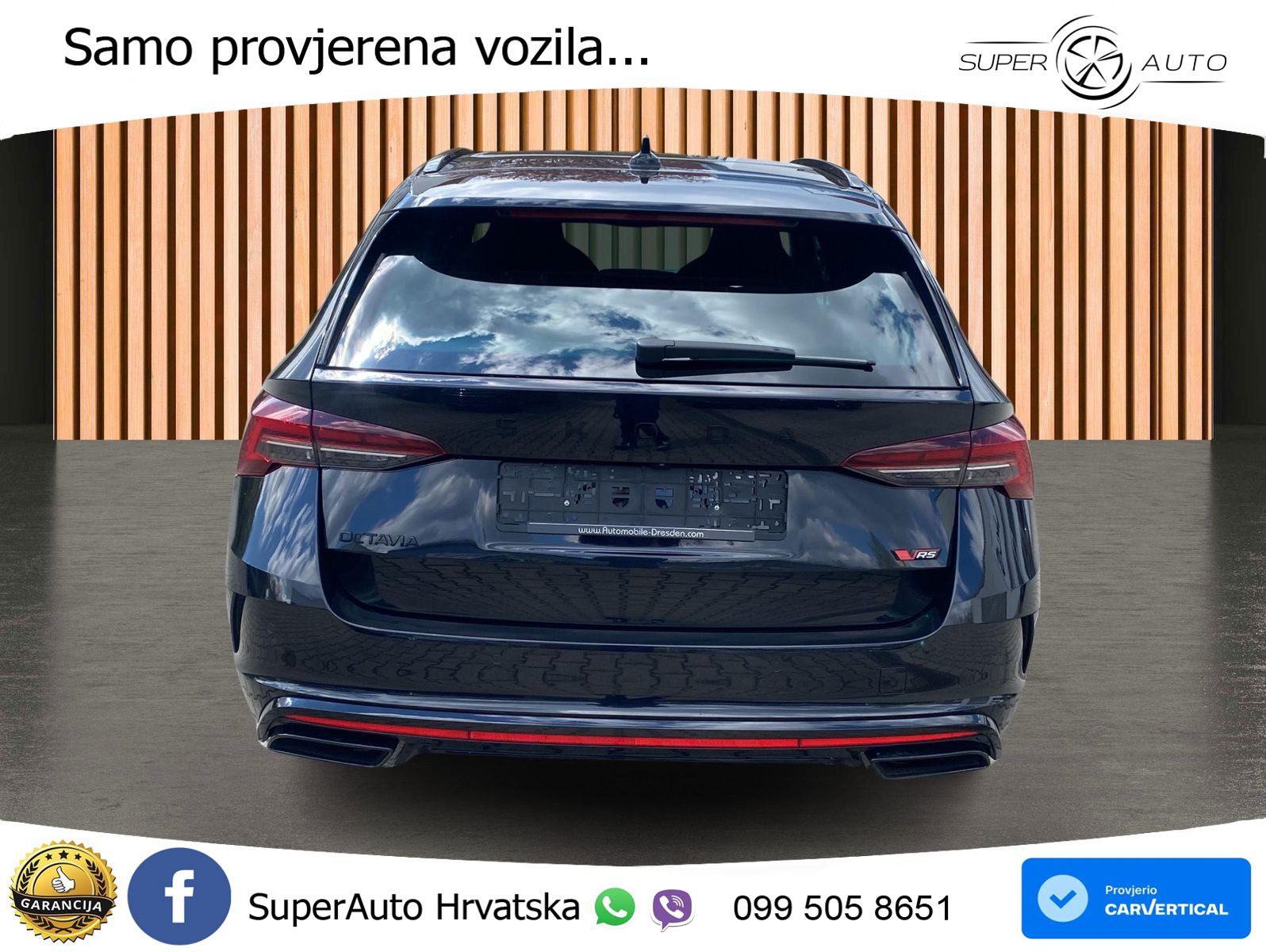 Škoda Octavia Combi RS 2.0 TSI (265 KS) DSG MATRIX+GR SJED+KAM