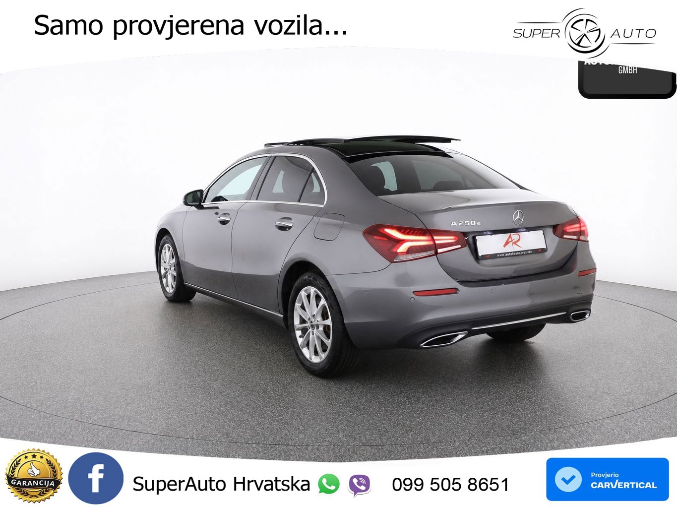 Mercedes-Benz A 250e 8G-DCT LED+GR SJED+ACC