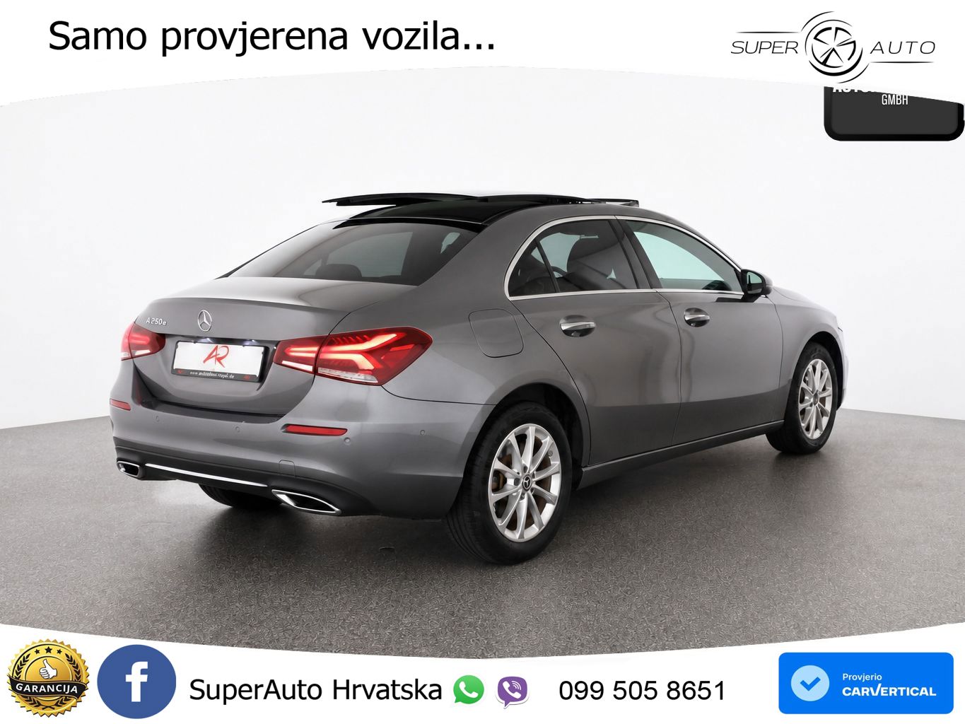 Mercedes-Benz A 250e 8G-DCT LED+GR SJED+ACC