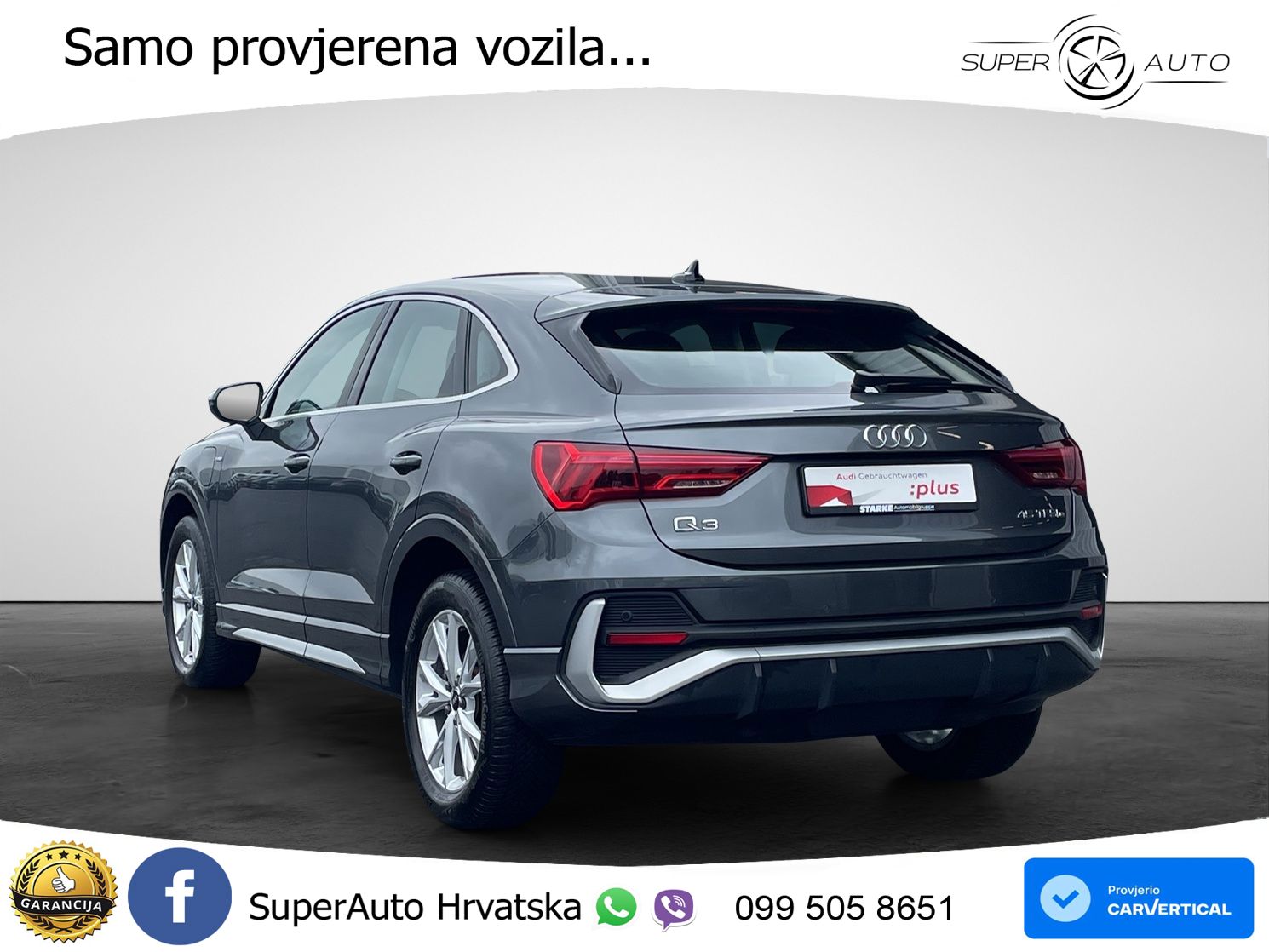 Audi Q3 Sportback 45 TFSIe (245 KS) S tronic S line