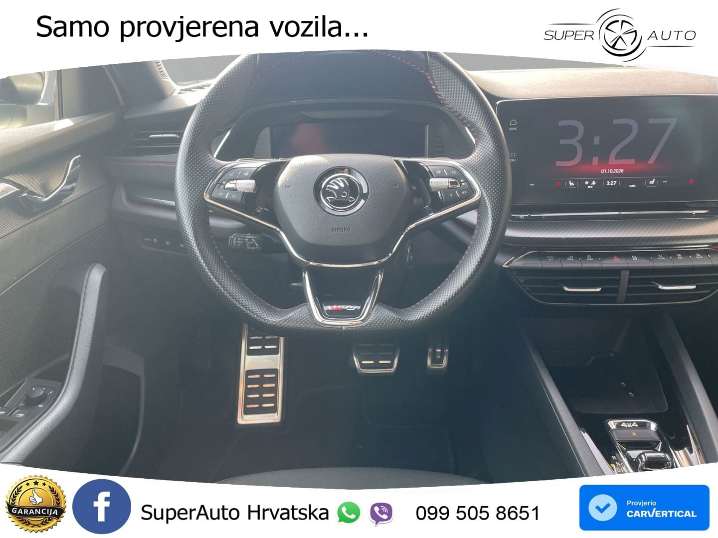 Škoda Octavia Combi RS 2.0 TDI (200 KS) 4x4 DSG LED+GR SJED+ACC