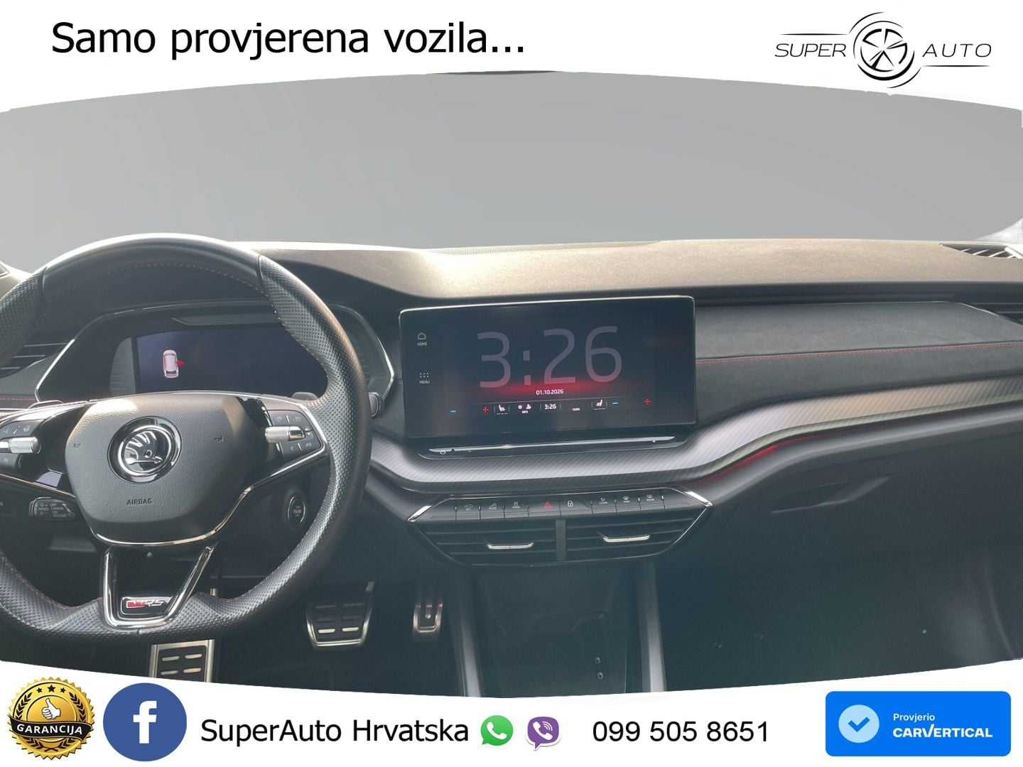 Škoda Octavia Combi RS 2.0 TDI (200 KS) 4x4 DSG LED+GR SJED+ACC