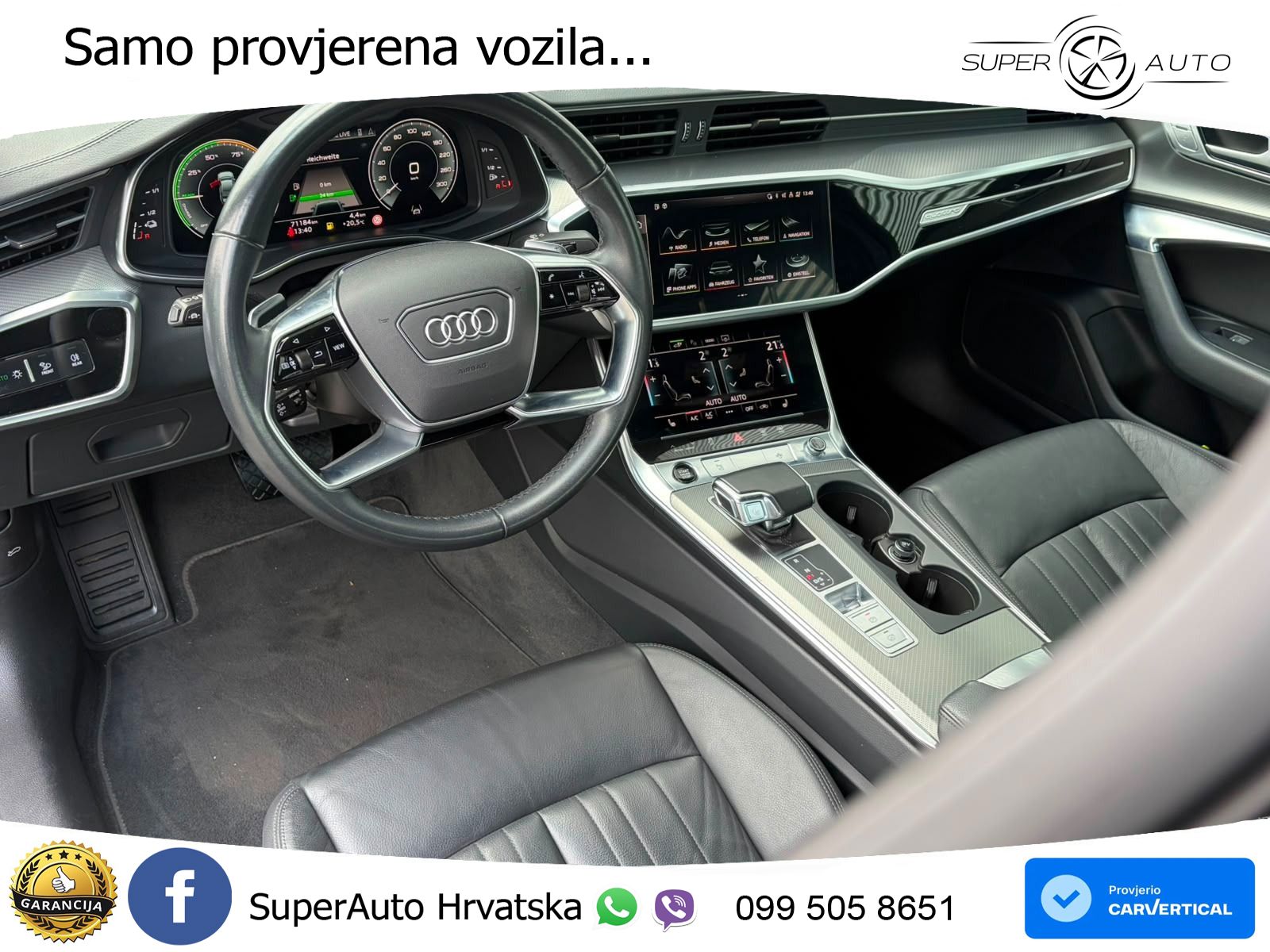 Audi A6 50 TFSIe (299 KS) quattro ultra S tronic LED+GR SJED+ACC