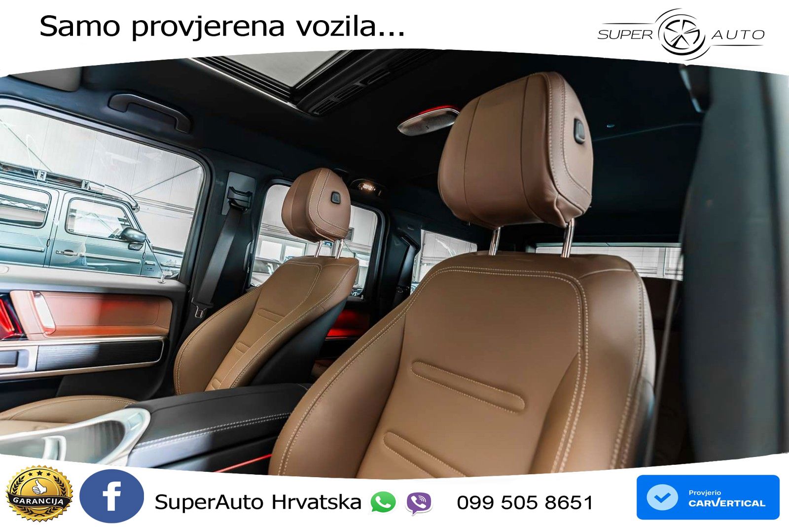 Mercedes G 450d Long (367 KS) 4MATIC 9G-TRONIC ZRAČNI+ACC+GR SJED+360+PANO