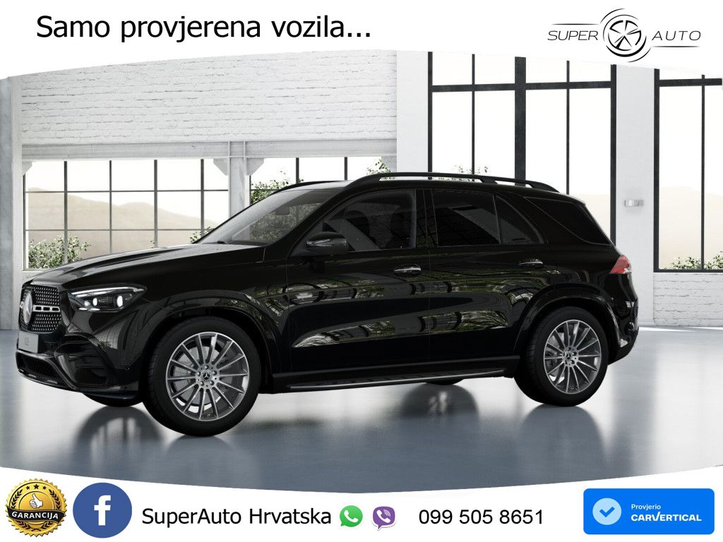 Mercedes GLE 450d (367 KS) EQ Boost 4MATIC 9G-TRONIC AMG ZRAČNI+ACC+GR SJED+KAM+PANO