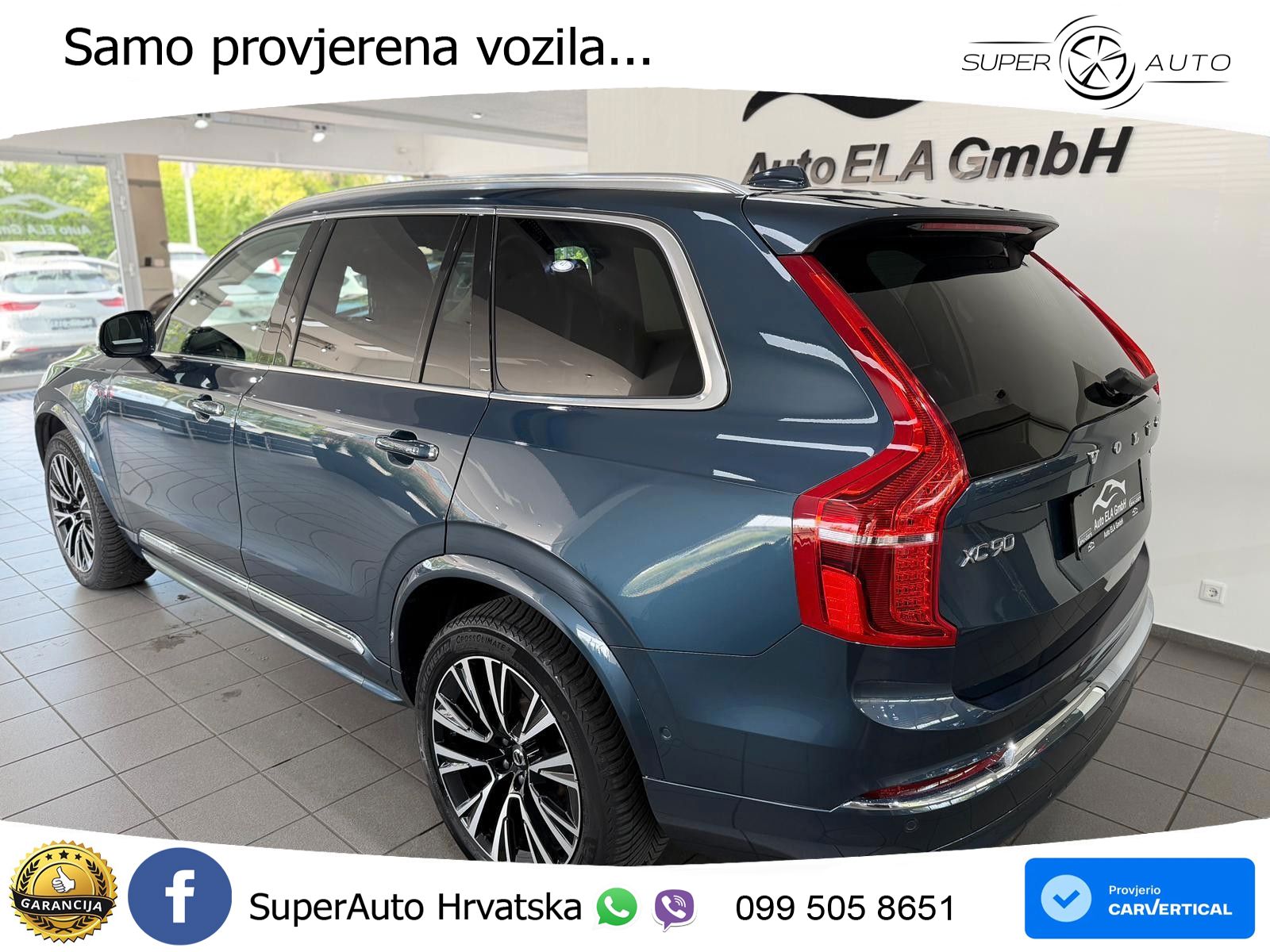 Volvo XC90 2.0 T8 AWD Automatic ZRAČNI+ACC+4xGR SJED+KAM