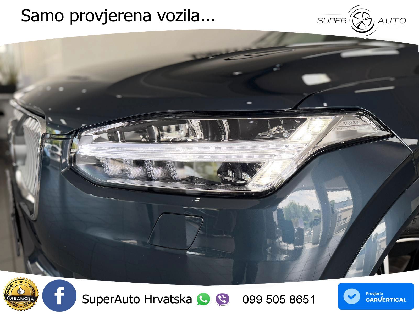 Volvo XC90 2.0 T8 AWD Automatic ZRAČNI+ACC+4xGR SJED+KAM
