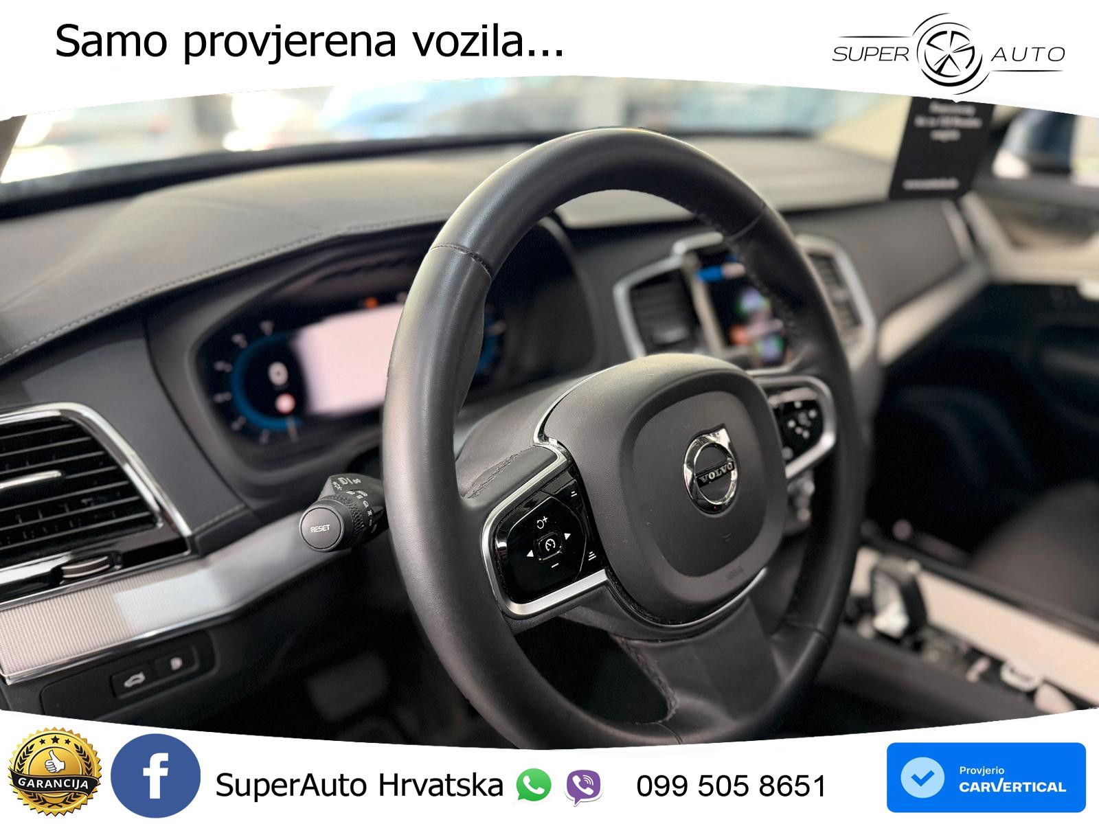 Volvo XC90 2.0 T8 AWD Automatic ZRAČNI+ACC+4xGR SJED+KAM