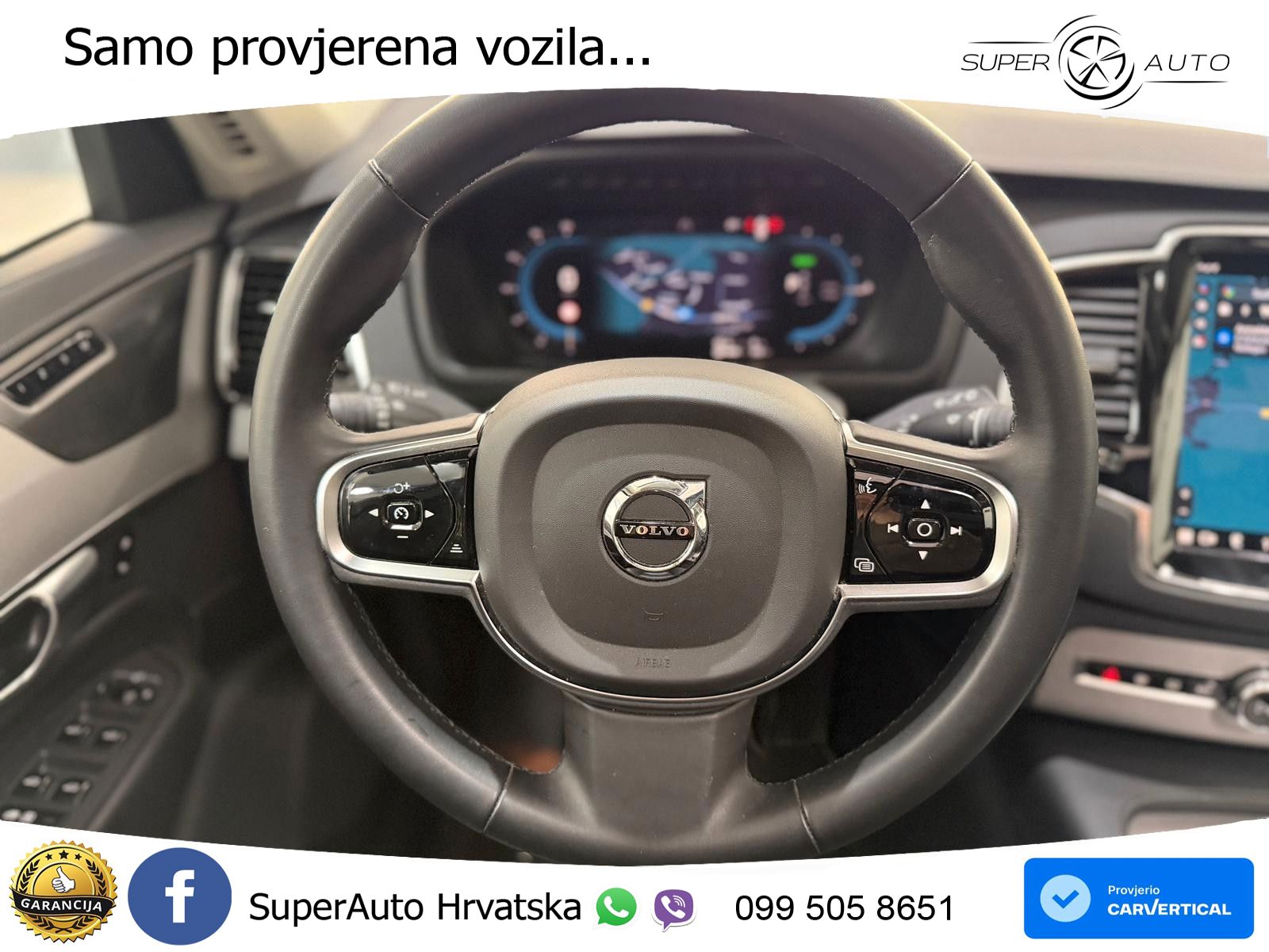 Volvo XC90 2.0 T8 AWD Automatic ZRAČNI+ACC+4xGR SJED+KAM