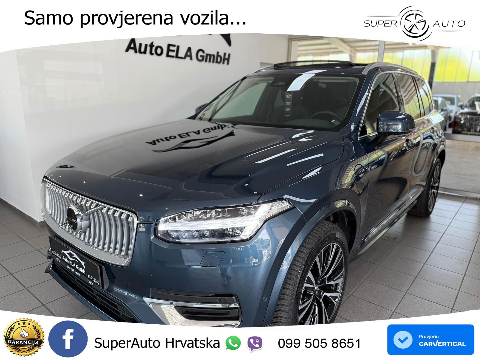 Volvo XC90 2.0 T8 AWD Automatic ZRAČNI+ACC+4xGR SJED+KAM
