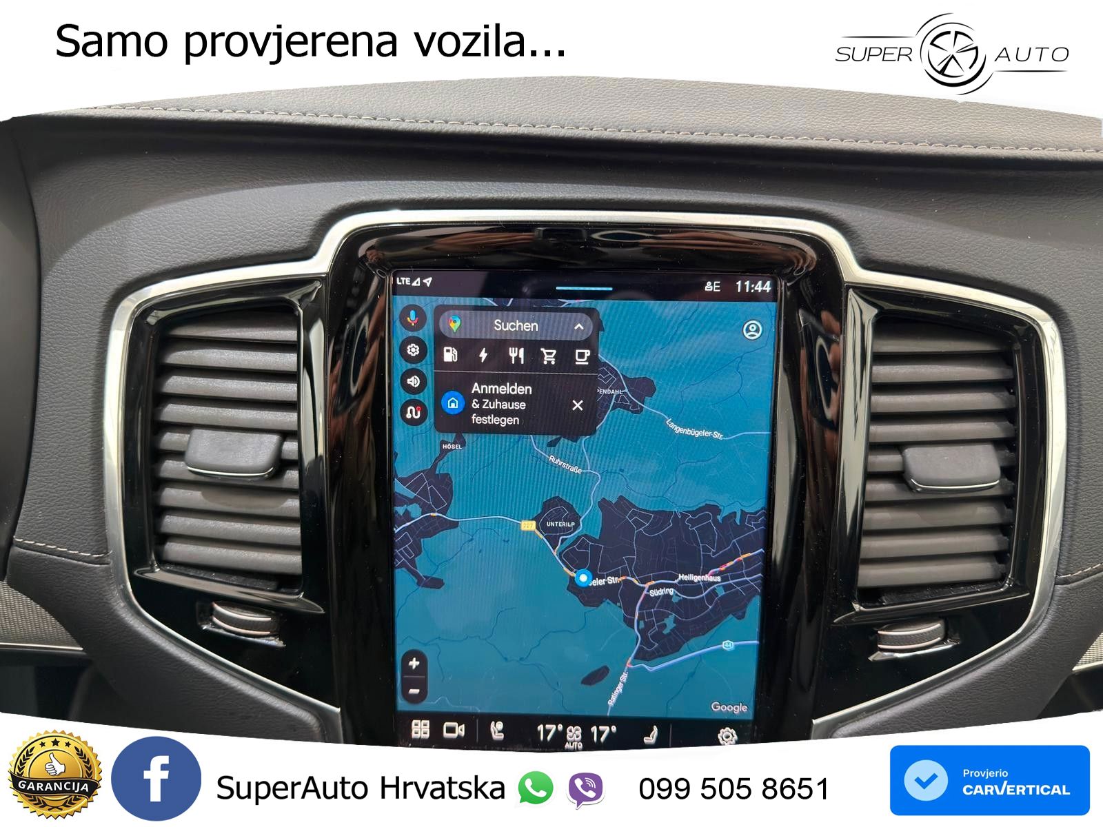 Volvo XC90 2.0 T8 AWD Automatic ZRAČNI+ACC+4xGR SJED+KAM