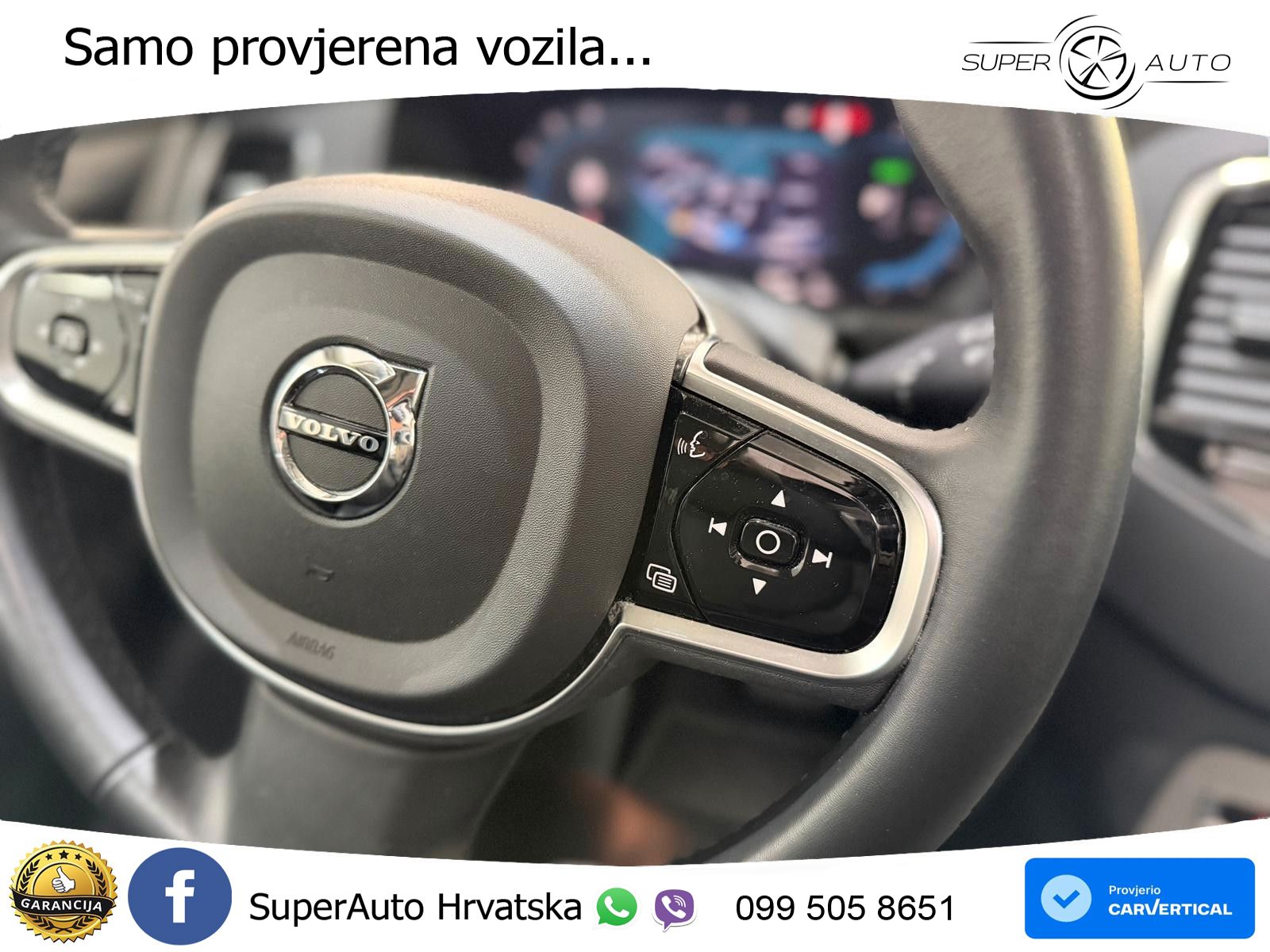 Volvo XC90 2.0 T8 AWD Automatic ZRAČNI+ACC+4xGR SJED+KAM