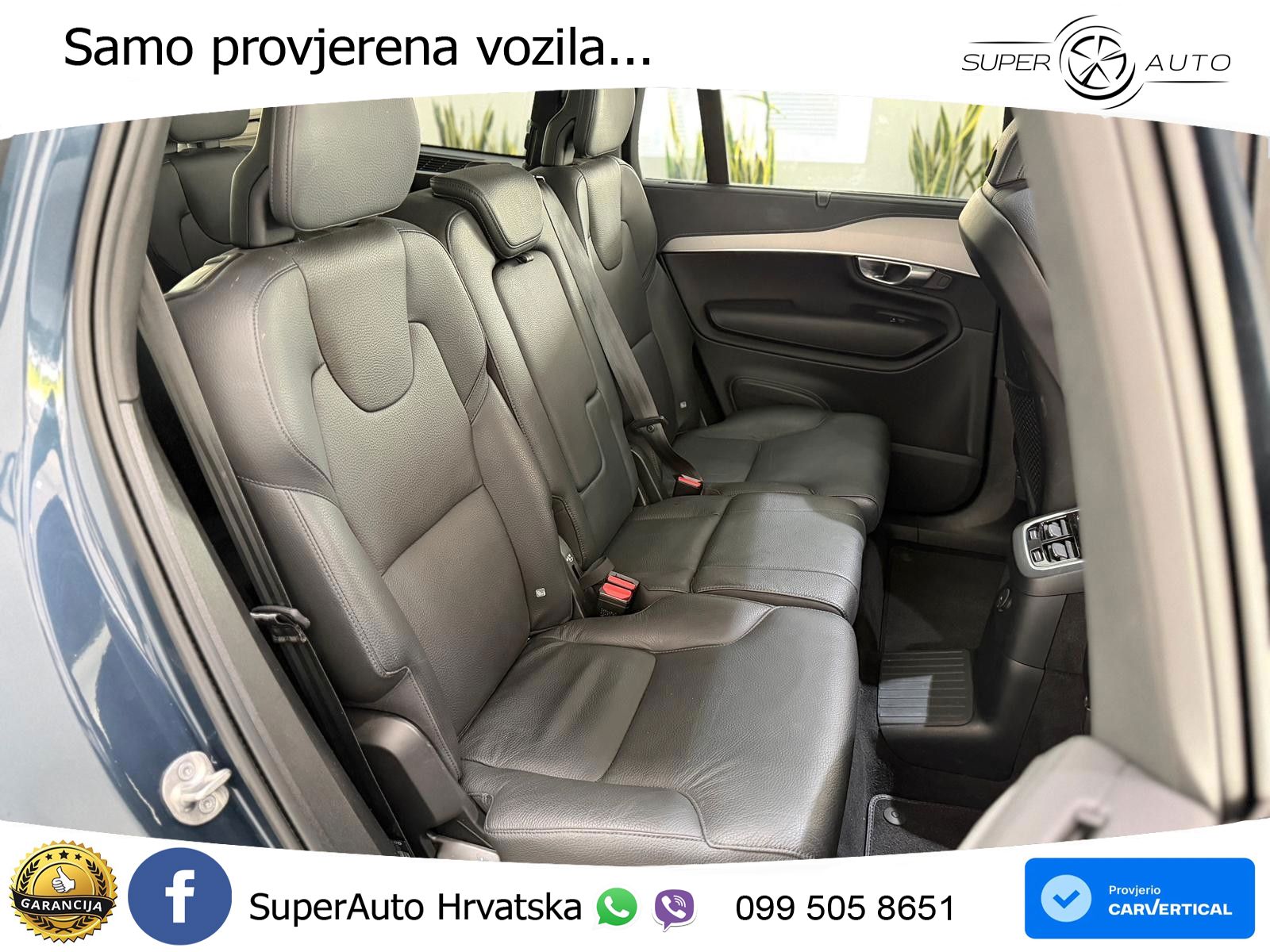 Volvo XC90 2.0 T8 AWD Automatic ZRAČNI+ACC+4xGR SJED+KAM