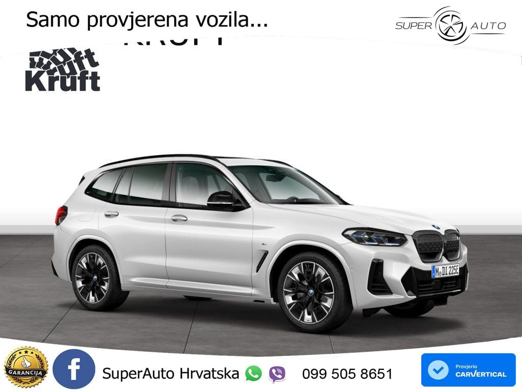 BMW iX3 80 kWh (286 KS) ACC+HEAD+GR SJED+360+PANO
