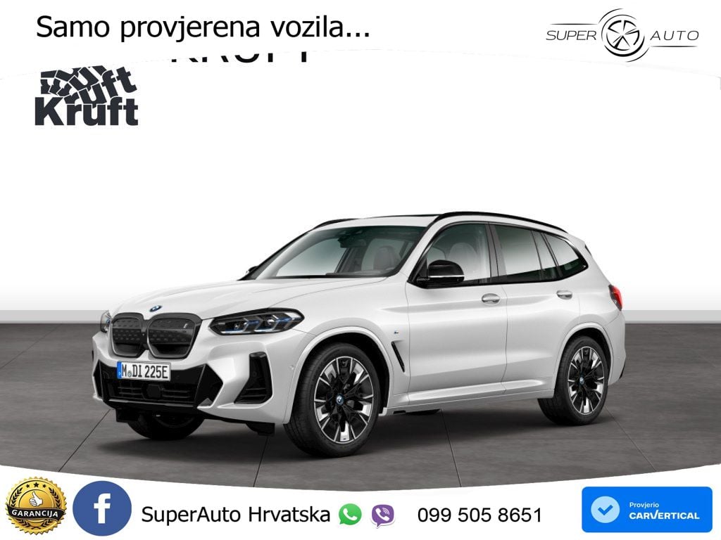 BMW iX3 80 kWh (286 KS) ACC+HEAD+GR SJED+360+PANO
