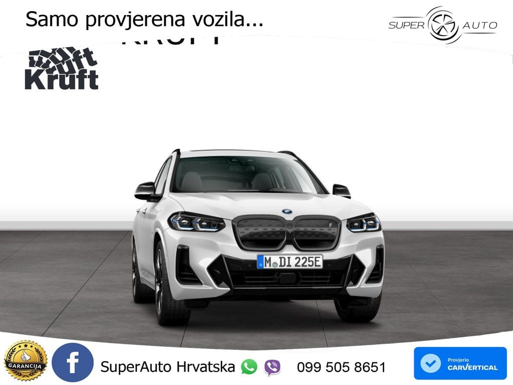 BMW iX3 80 kWh (286 KS) ACC+HEAD+GR SJED+360+PANO