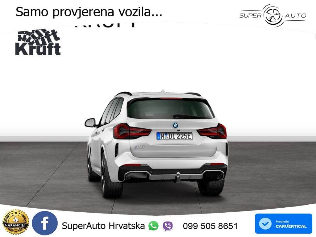 BMW iX3 80 kWh (286 KS) ACC+HEAD+GR SJED+360+PANO