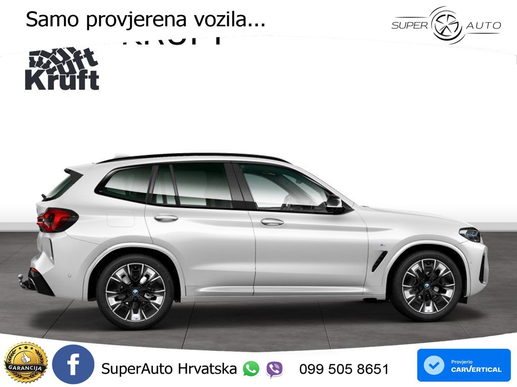 BMW iX3 80 kWh (286 KS) ACC+HEAD+GR SJED+360+PANO