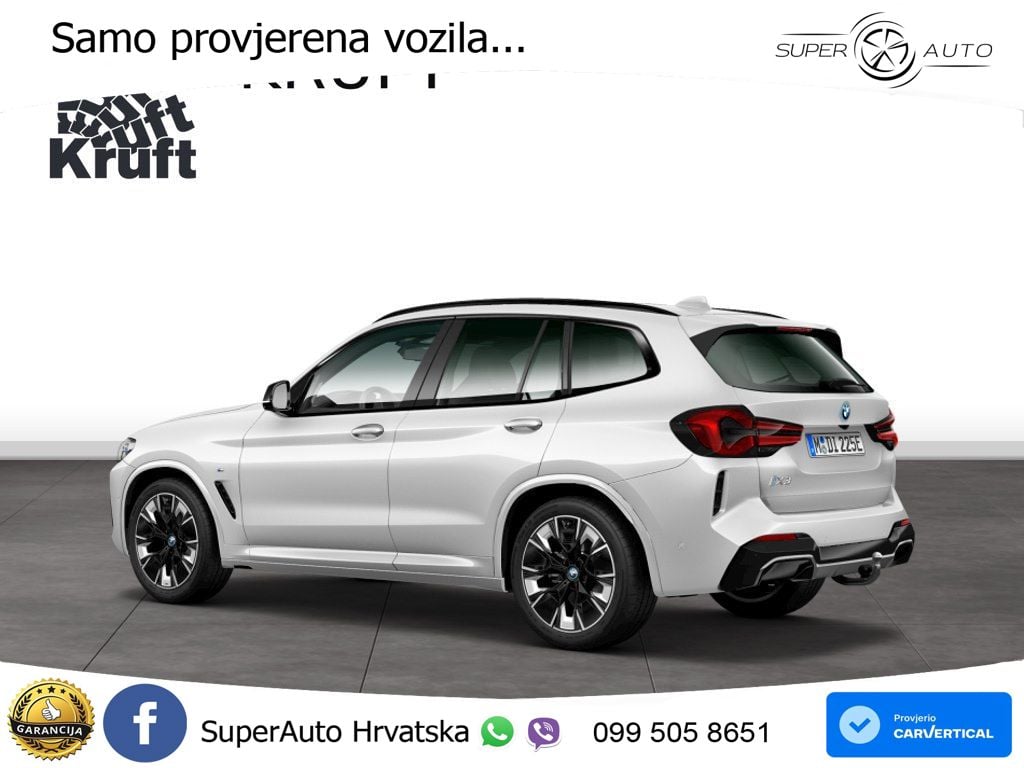 BMW iX3 80 kWh (286 KS) ACC+HEAD+GR SJED+360+PANO