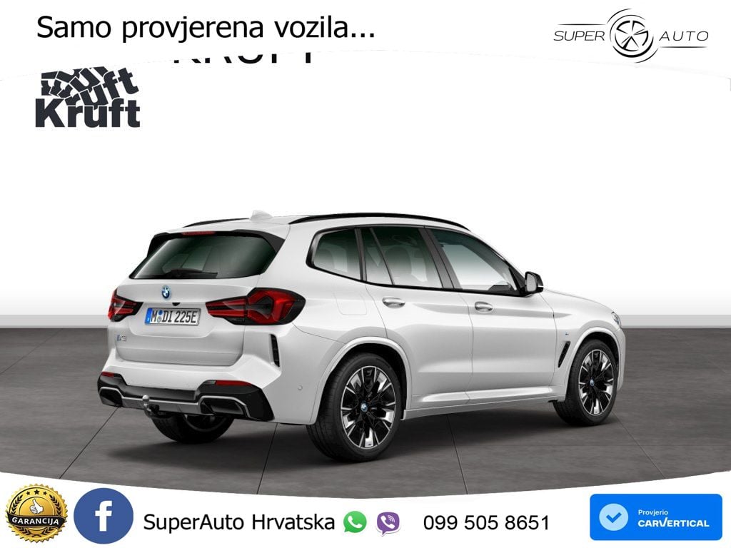 BMW iX3 80 kWh (286 KS) ACC+HEAD+GR SJED+360+PANO