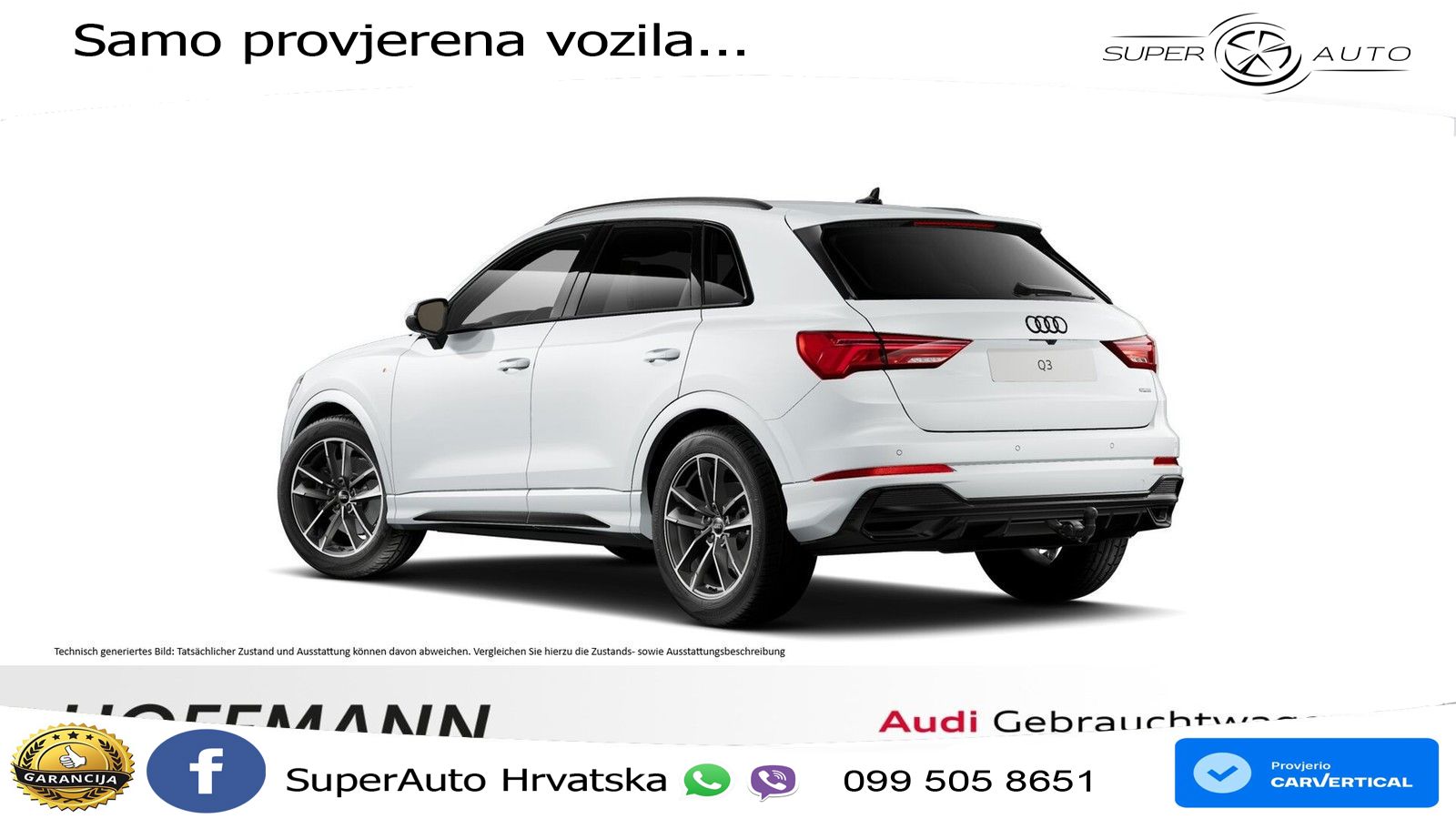 Audi Q3 40 TFSI (190 KS) quattro S tronic S line LED+GR SJED+ACC