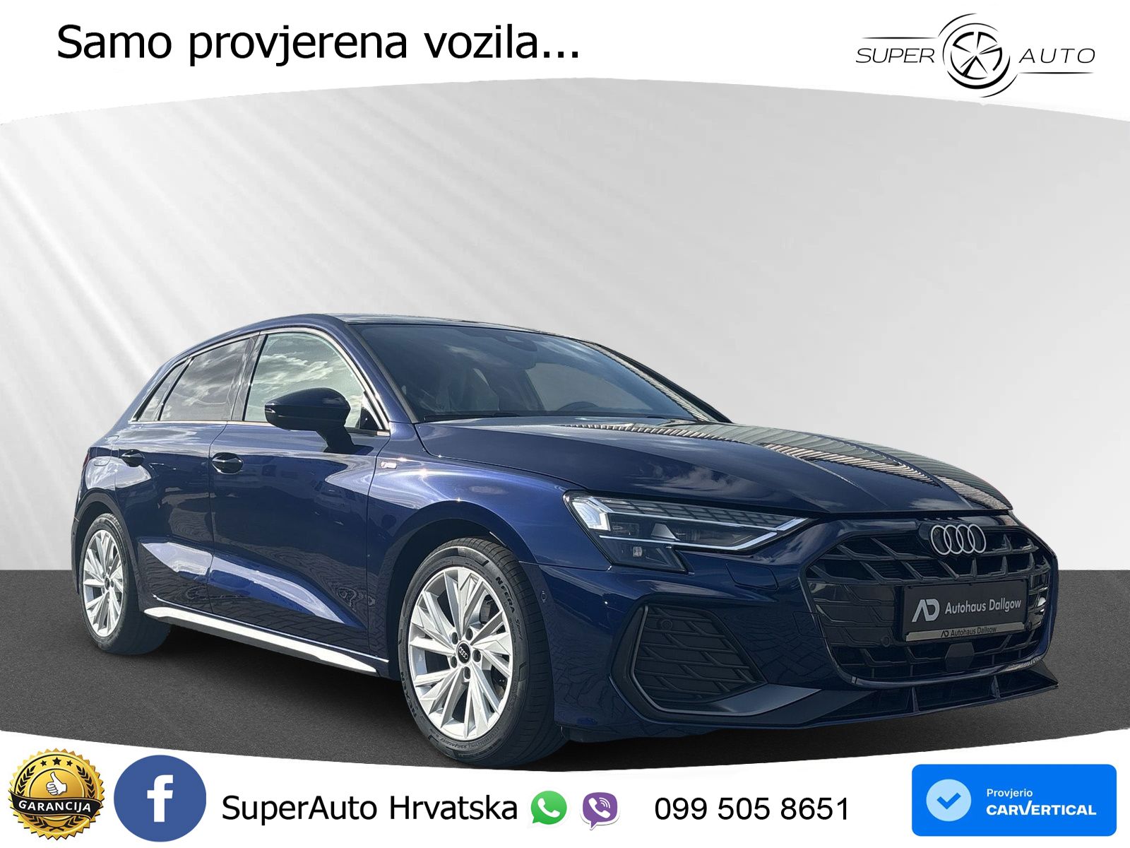 Audi A3 35 TFSI (150 KS) S tronic S line LED+GR SJED+ACC
