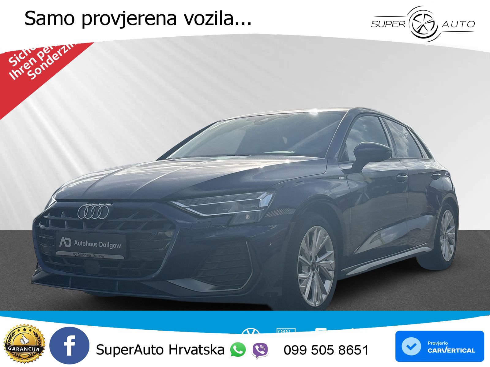 Audi A3 35 TFSI (150 KS) S tronic S line LED+GR SJED+ACC